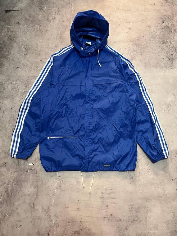 Vintage Adidas Ventex Nylon Windbreaker Packable Jacket Men Size M