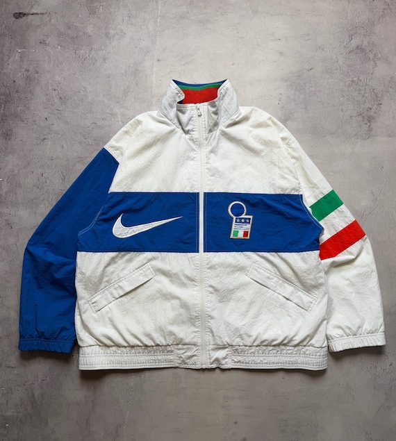 Rare Vintage 90s Nike Italy Track Jacket, 1994-1996 Azzurri