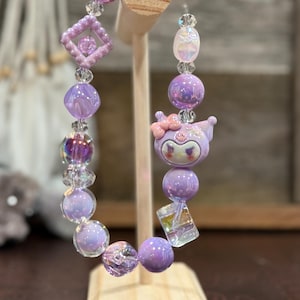 Character Phone Wristlet | Fancy Phone Accessories |  Beaded Phone Chain | Phone Chain Wrist Bracelet | Phone Wristlet Strap | Purse Chain