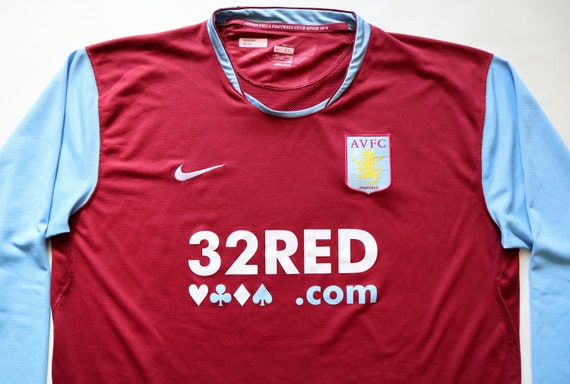 Aston Villa AVFC 2007/2008 home football shirt so… - image 3