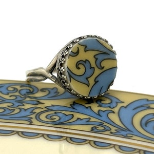 Lenox China Herbst Ring, Sterling Silber Einstellbar Ring