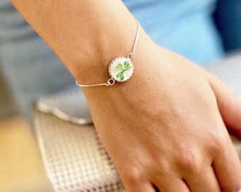 Vintage Belleek Irish China Bracelet, Broken China Jewelry, Dainty Celtic Bolo Bracelet, Unique Irish Gifts