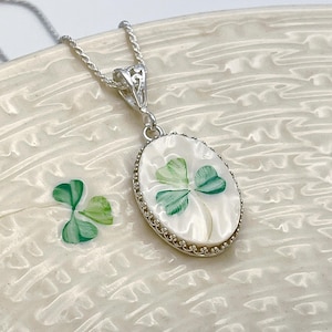 Celtic Necklace, Irish Broken China Jewelry, 20th Anniversary Gift for Wife, Sterling Silver, Repurposed Belleek China Gifts for Her