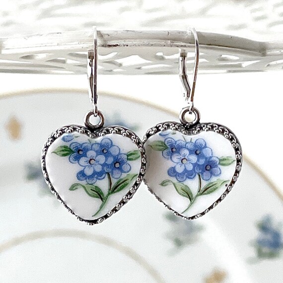 Etsy forget sale me not earrings