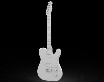 Model gitary Fender – wydruk 2-częściowy – pliki STL