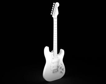 Model gitary Fender – plik STL
