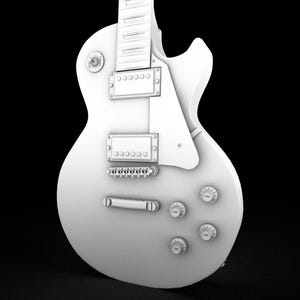 Gibson Guitar Model – Complete Print - STL File