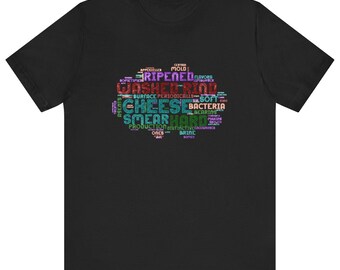 Gewaschener Rindenkäse unisex T-Shirt Käsehändler, Foodie-Koch Bella Canvas weich