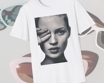 Kate Moss T-shirt, Vintage Graphic Tee, 90s Style Shirt, Unisex
