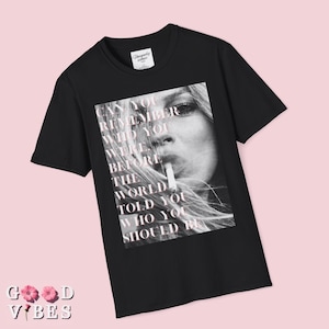 Kate Moss T-shirt, Vintage Graphic Tee, 90s Style Shirt, Unisex