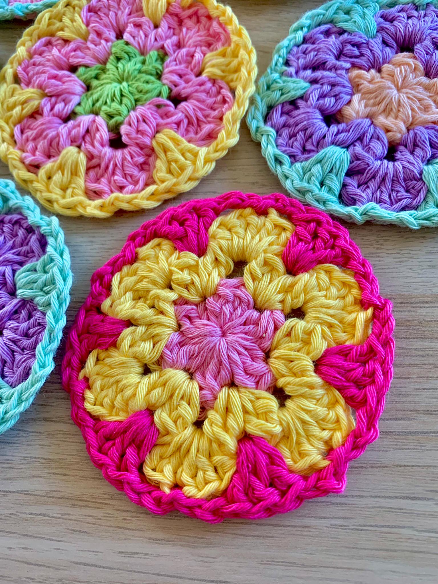 Crochet Coasters Pattern - Bloomin' Coasters PDF - Easy, Beginner ...
