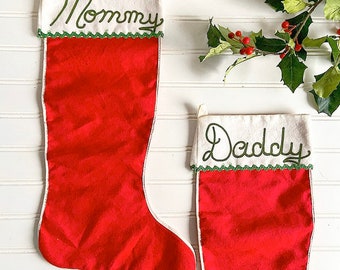 mummy daddy and baby christmas stockings