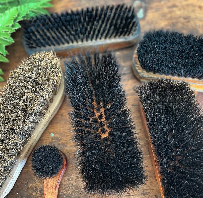 Vintage Boot Shoe Shine Polish Brushes Brush Collection Etsy