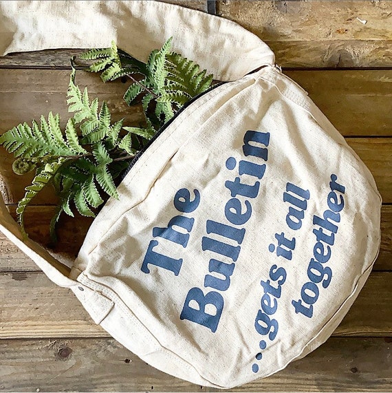 Vintage The Bulletin Newspaper Carrier Delivery Me
