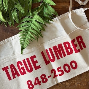Vintage Lumber Yard Apron - Etsy