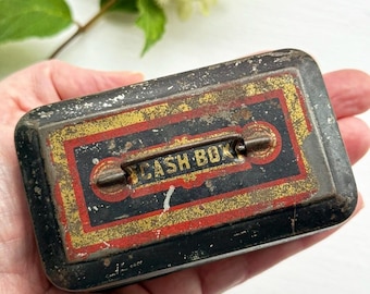 1910 Fry's Chocolate Sampler Tin British Chocolate Advertising Box Small Lithograph Candy Tin