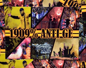 1909% Anti GE, Dortmund Aufkleber 50Stk
