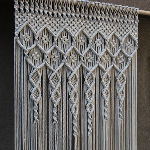 Macramégordijn, macramé-huwelijksdecoratie, boho-huisdecor, bohogordijn, bruiloftachtergrond, macramé hangend, speciaal dagcadeau