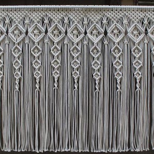 Macramégordijn, macramé-huwelijksdecoratie, boho-huisdecor, bohogordijn, bruiloftachtergrond, macramé hangend, speciaal dagcadeau