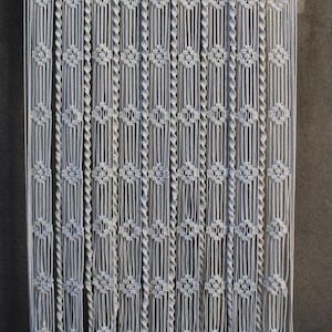 Macramégordijn, macramé-huwelijksdecoratie, boho-huisdecor, bohogordijn, bruiloftachtergrond, macramé hangend, speciaal dagcadeau
