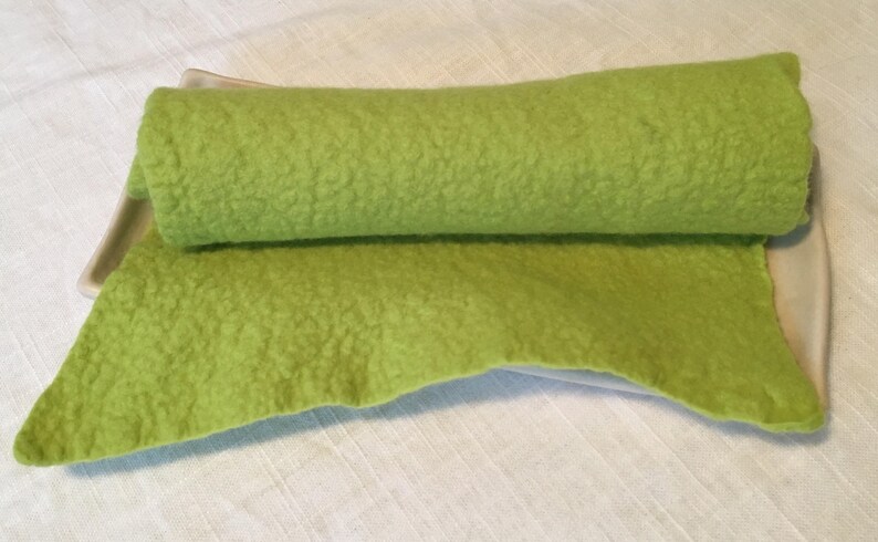 Felt Sheet Citrus Green 100% Merino Wool Felt 8 X 24 inches beautifully soft hand felted merino wool image 1