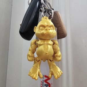 3D Printed Articulated Gorilla – Poseable & Customizable
