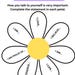 Self Talk Flower Example Positive Self Talk Flower Printable – Self-esteem & Affirmation ...