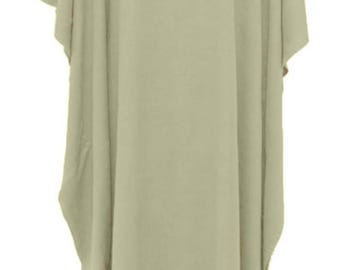 Rayon Kaftan Dress – Handmade Full Length Plus Size Summer Cover-Up