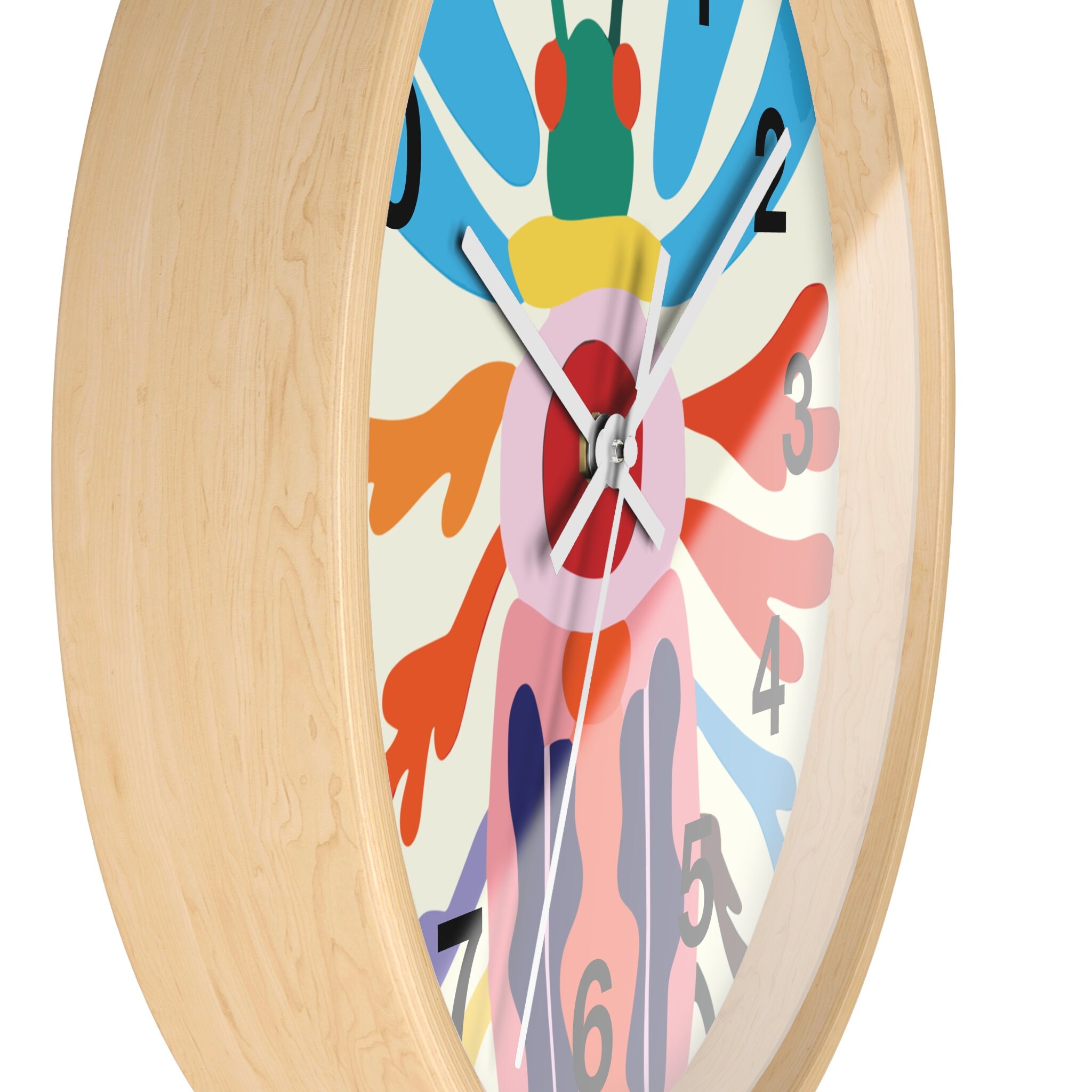 Stick Insect Clock Colorful Bug Wall Clock: Maximalist Insect Home Decor - Etsy
