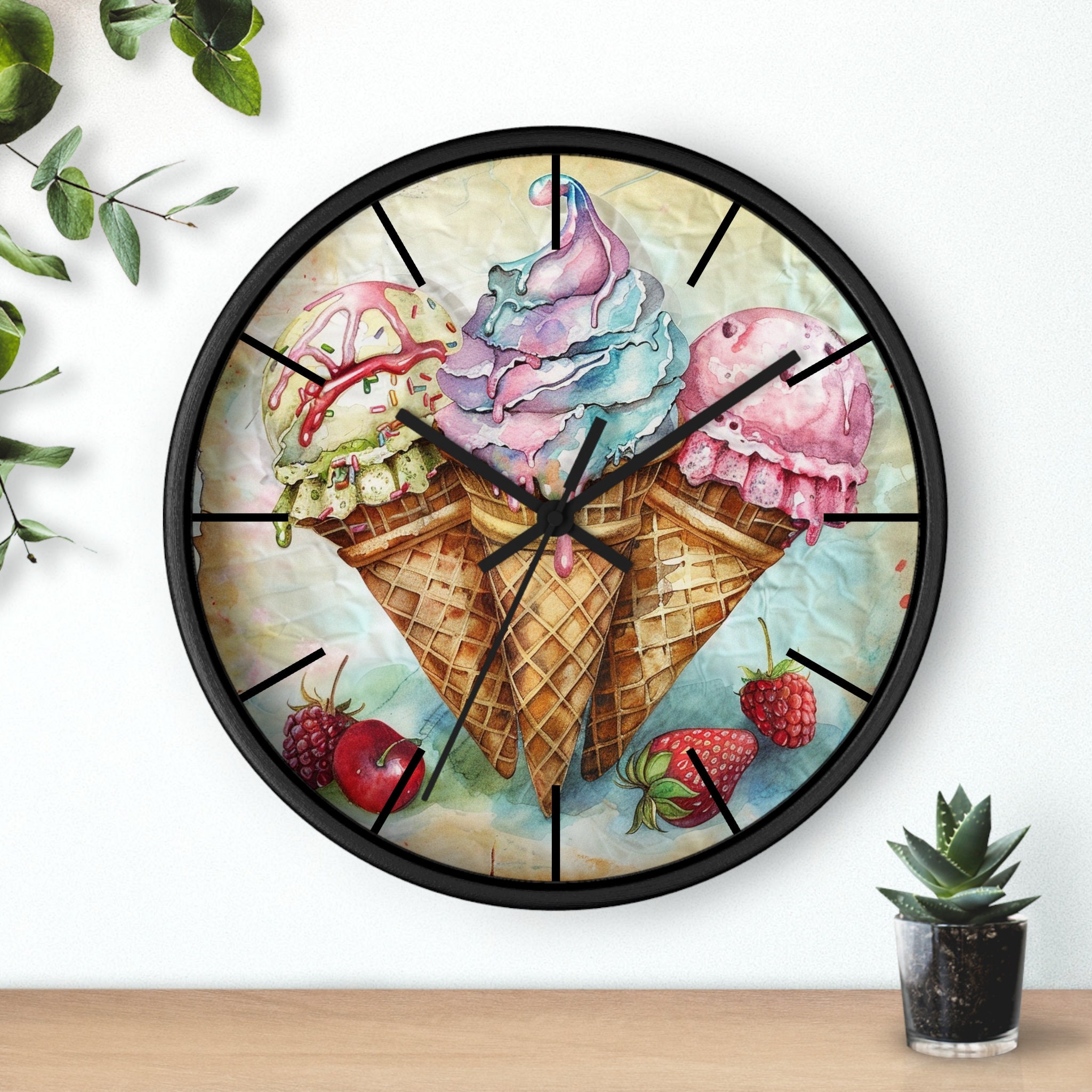 Ice Cream Clock - Etsy