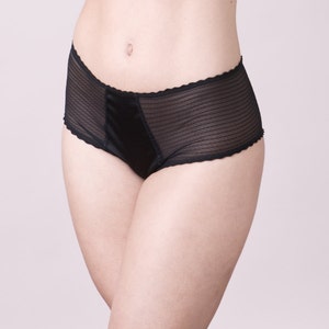 Lingerie handmade high-waisted brief underwear