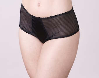 Lingerie handmade high-waisted brief underwear