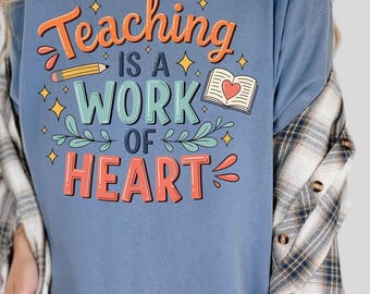 Camiseta personalizada Gildan 5000® para educadores, regalo para profesores de parte de los alumnos, atuendo para el primer día de clases, regalo de agradecimiento para el profesor.