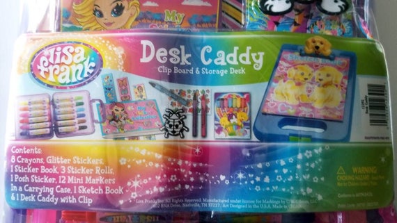 Lisa Frank Desk Caddy Monkey Sealed Clip Board Stickers Etsy