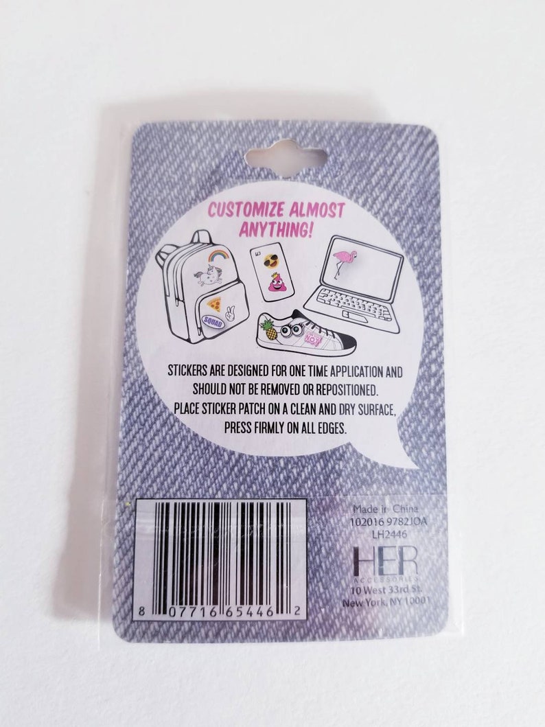 Unicorn Patch Peel and Stick rainbow mane star fantasy