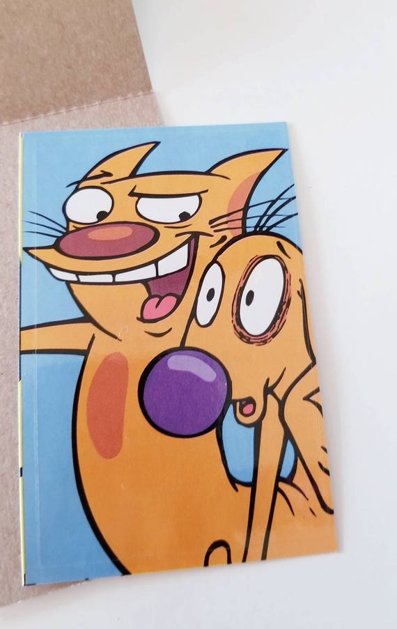 Chien De Chat De Dessin Animé Nickelodeon Catdog Autocollant Distributeur De Nick 90