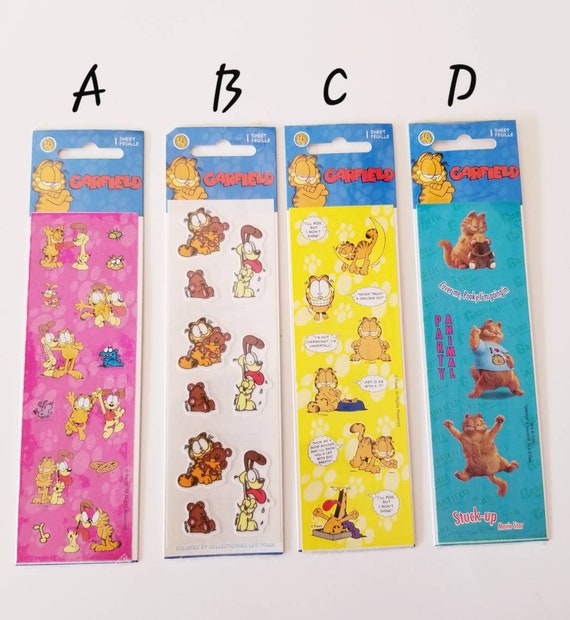 Vtg Sandylion Garfield Sticker Treasure Kit SEALED Sticker Album with Over 100 Stickers Odie Jon