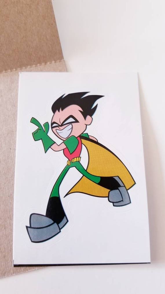Teen Titans Go Robin Cartoon Network Sticker Vending Machine - Etsy Australia Teen Titans Go Robin Cartoon Network Sticker Vending Machine - Etsy Australia