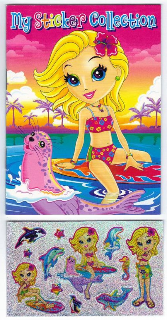 Lisa Frank My Sticker Collection Mini Album Book with Etsy