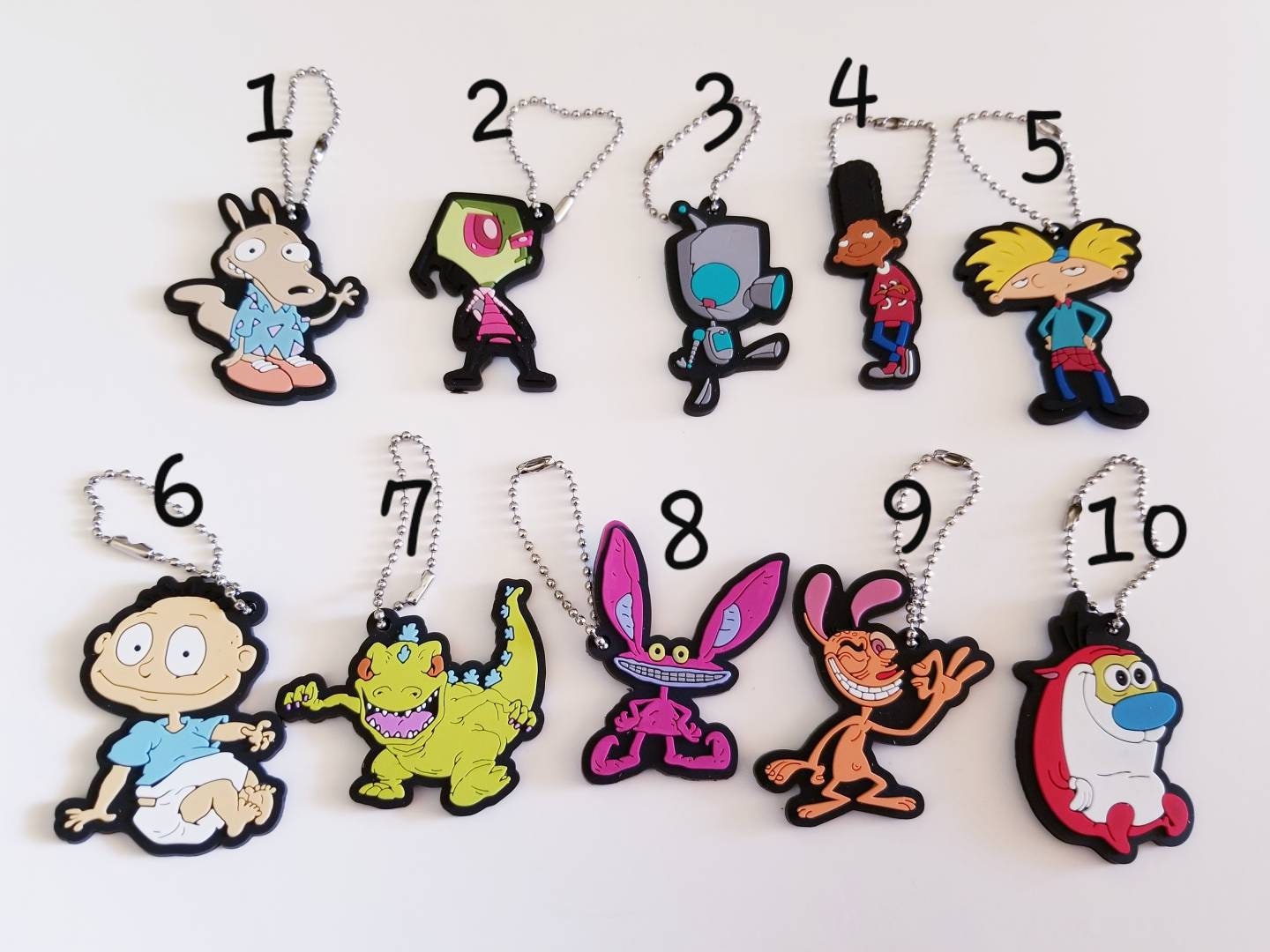 Animation Art & Characters Rocko's Modern Life Classic Cartoon Nickelodeon 90s Set of 2 Key Chains LA1806160 Animation Art & Characters Rocko's Modern Life Classic Cartoon Nickelodeon 90s Set of 2 Key Chains LA1806160