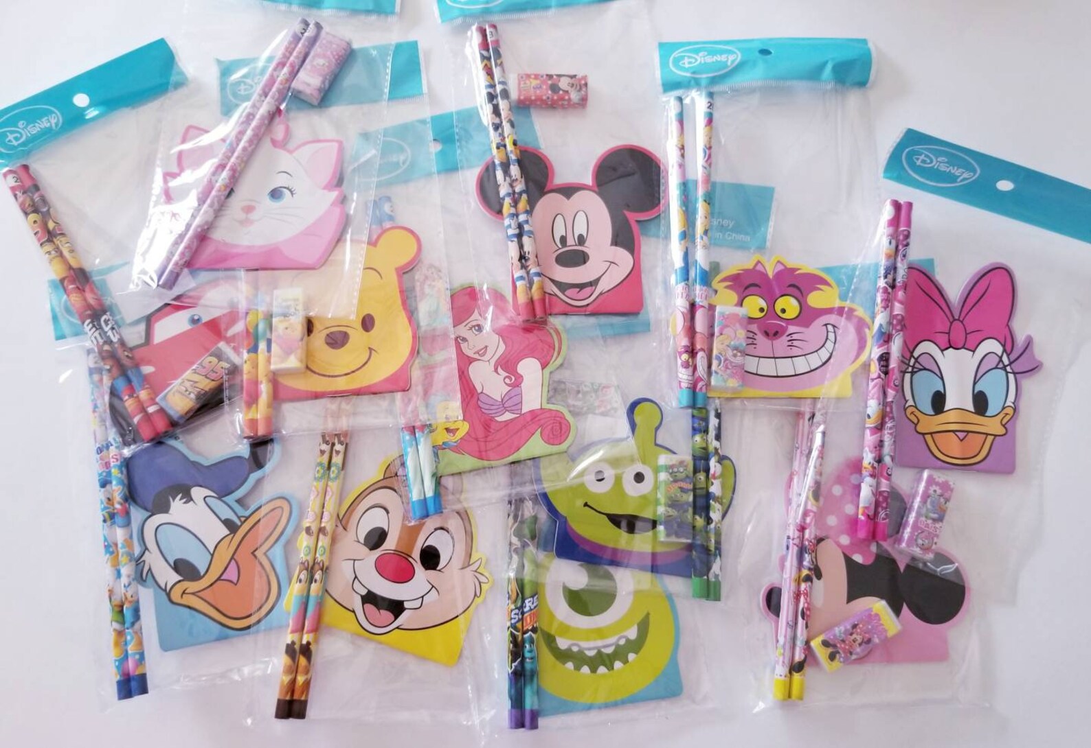 Disney Stationery Set YOU CHOOSE Imported Notepad Pencils Etsy