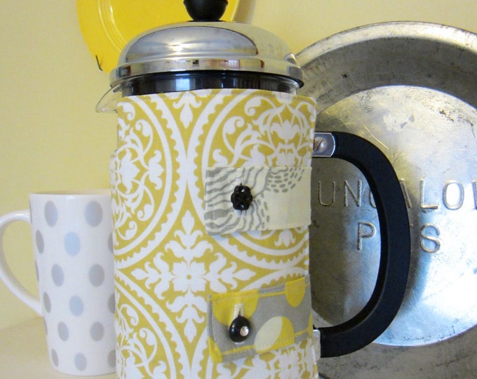 Black Gold Italian Coffee Press Cozy Etsy