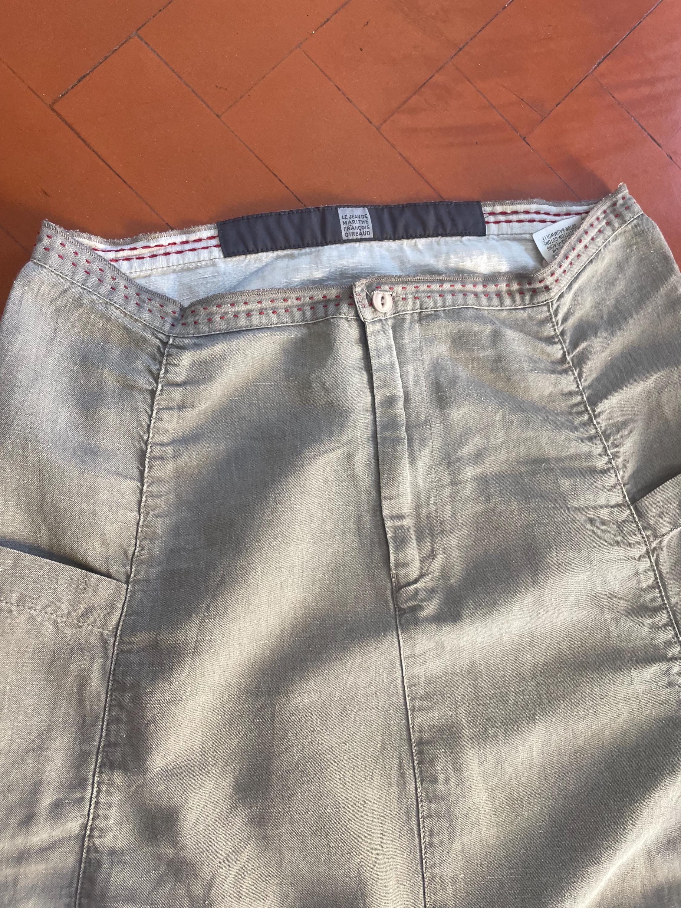 Jupe Longue En Jean Streetwear Par Marithé Et François Girbaud – Taille 36, Style évasé