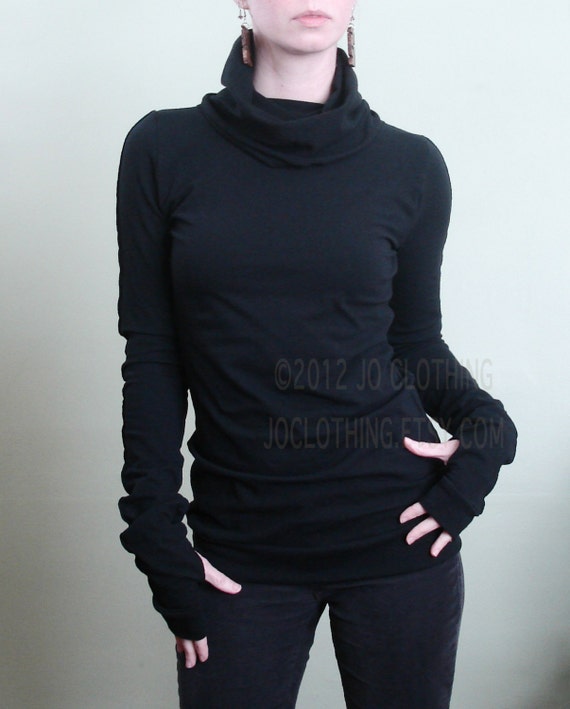 Sweater thumb hole clearance sleeves