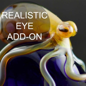 Realistic Eyes Upgrade | Add-on to any FBG You Choose Octopus or Squid Purchase | Make it Your Own | Your Choice of Color | Made to Order