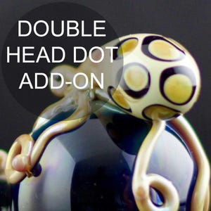 Double Head Dots Upgrade | Add-on to any FBG You Choose Octopus or Squid Purchase | Make it Your Own | Your Choice of Color | Made to Order image 1