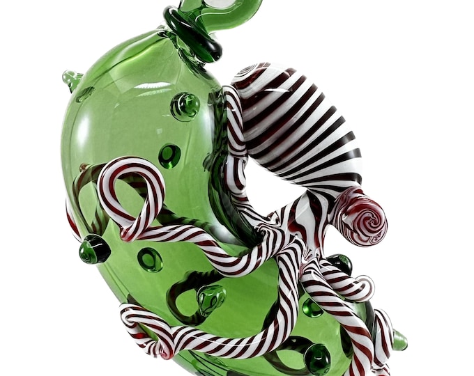 Featured listing image: Octopus Christmas Pickle Ornament