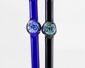 Bicycle Dichroic Straw - You Choose the Color