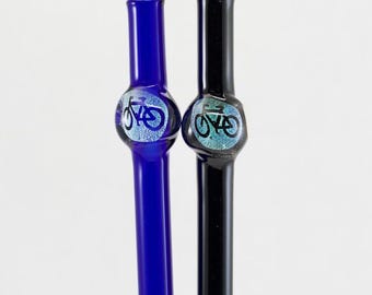 Bicycle Dichroic Straw - You Choose the Color