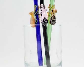 Octopus Cocktail Straw - You Choose the Color